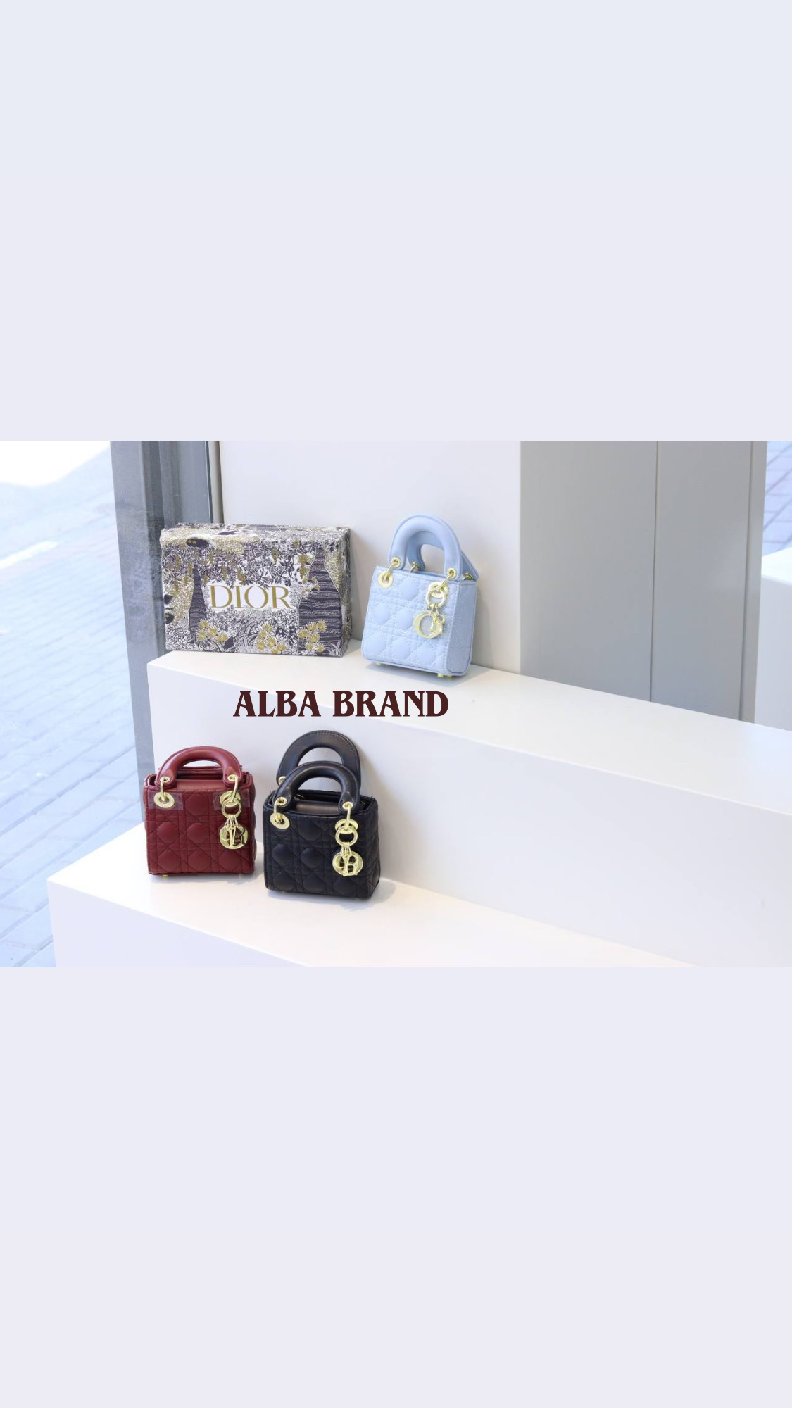 ليدي ديور ميني. (Dior’s mini bags)